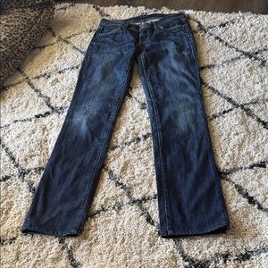 Citizens of humanity dark wash Jeans Ava #142 low waist stretch straight leg 27